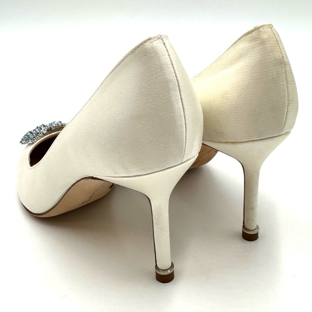 Manolo Blahnik Hangisi 70mm leather pumps - Picture 7 of 8
